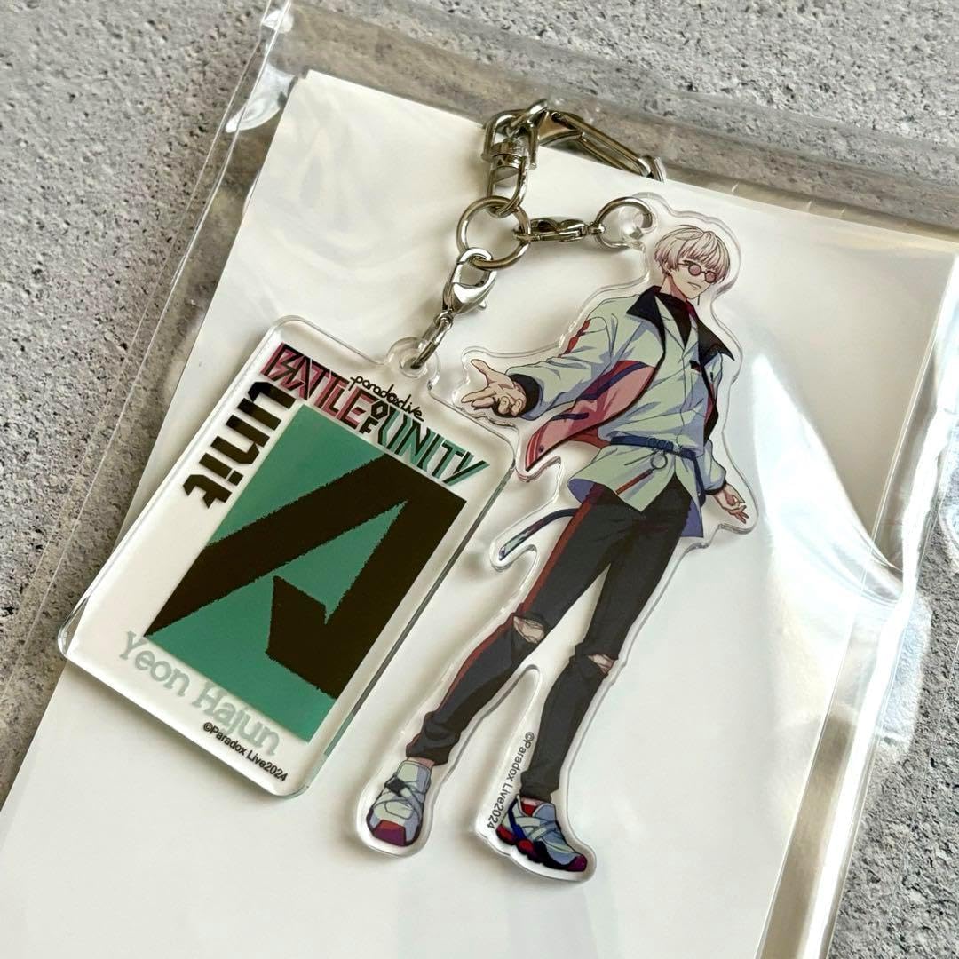 結束バンド 月並みに輝け カセットテープ風アクリルチャーム B 結束